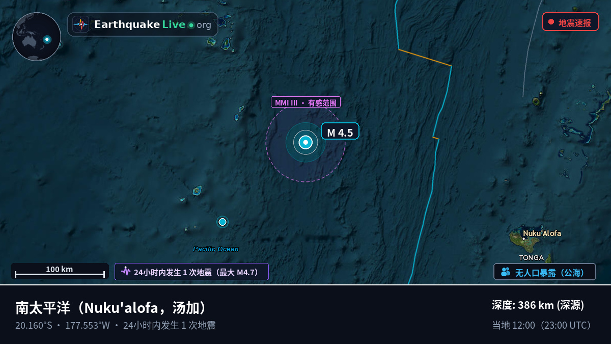 南太平洋 (汤加)