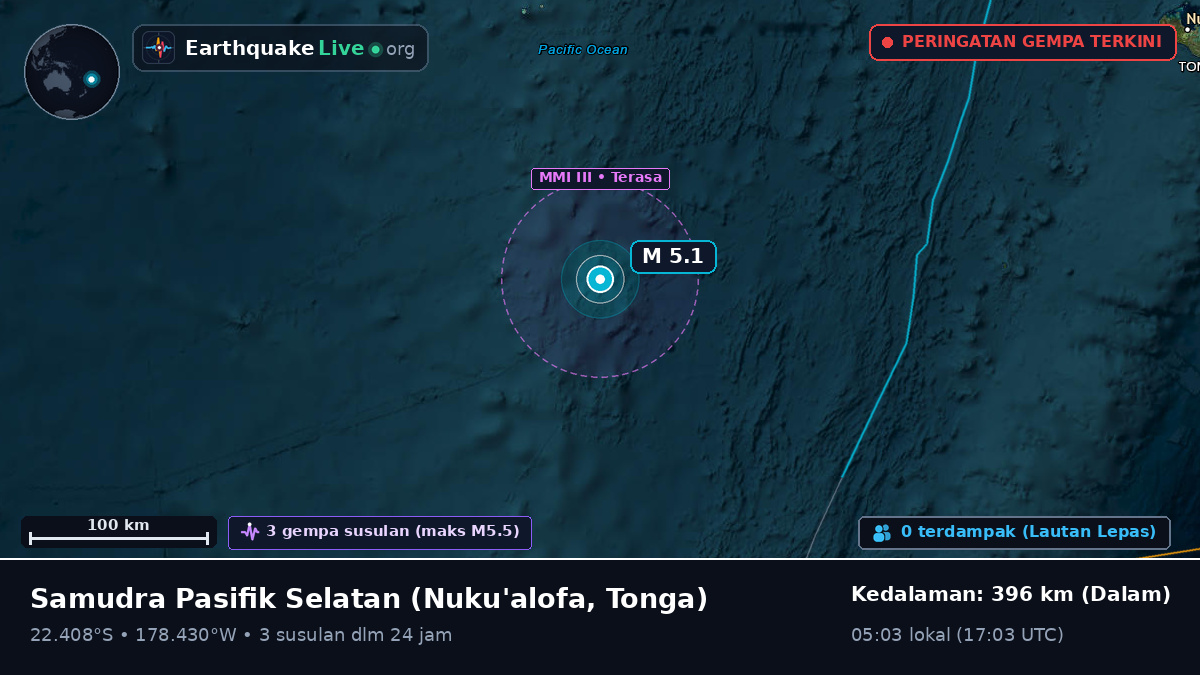 Samudra Pasifik Selatan (Tonga)