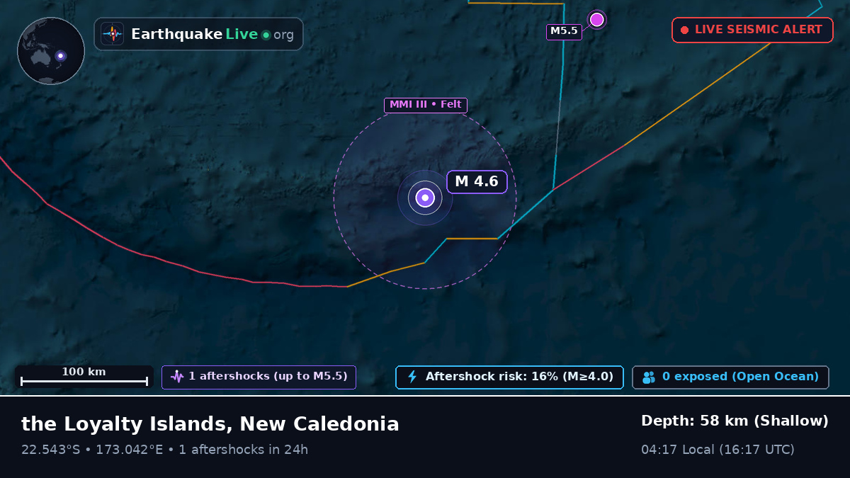 South Pacific Ocean (New Caledonia)