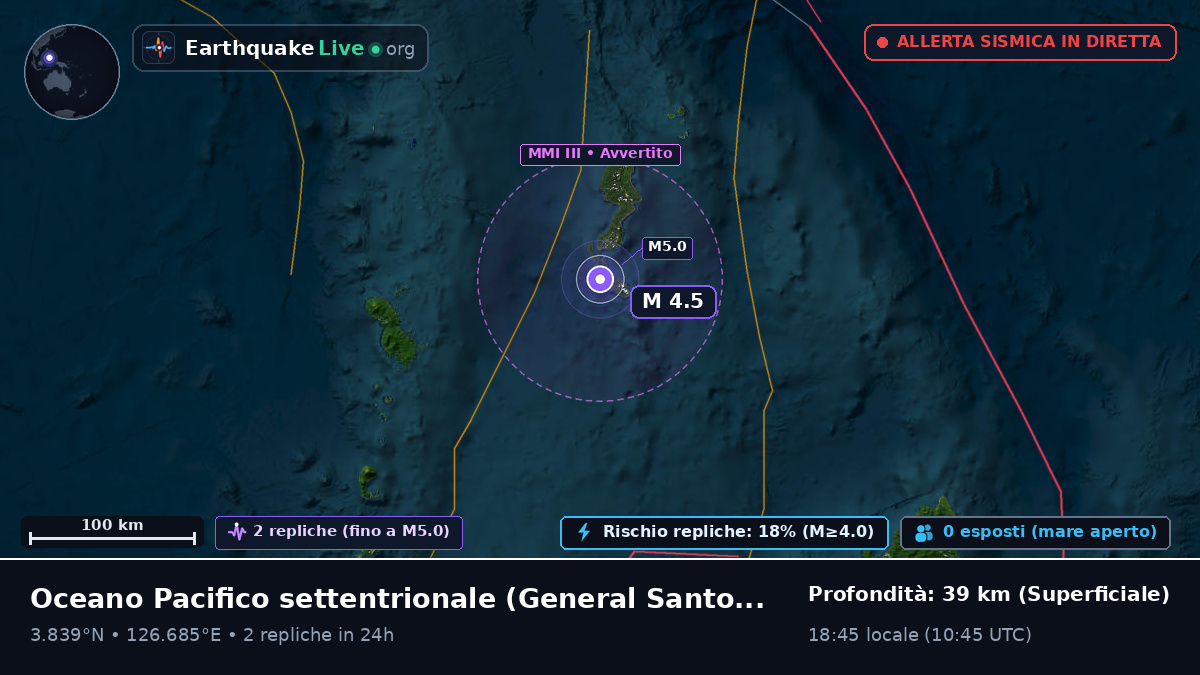 Oceano Pacifico settentrionale (Filippine)