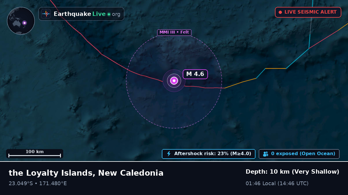 South Pacific Ocean (New Caledonia)