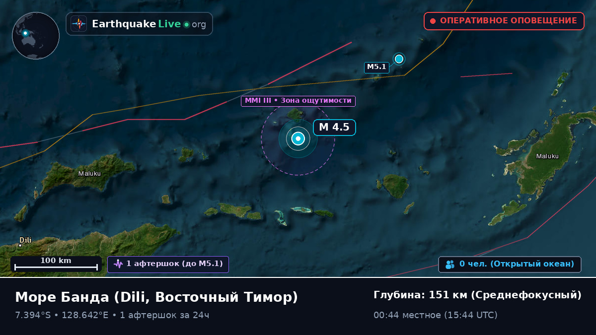 Море Банда (Восточный Тимор)