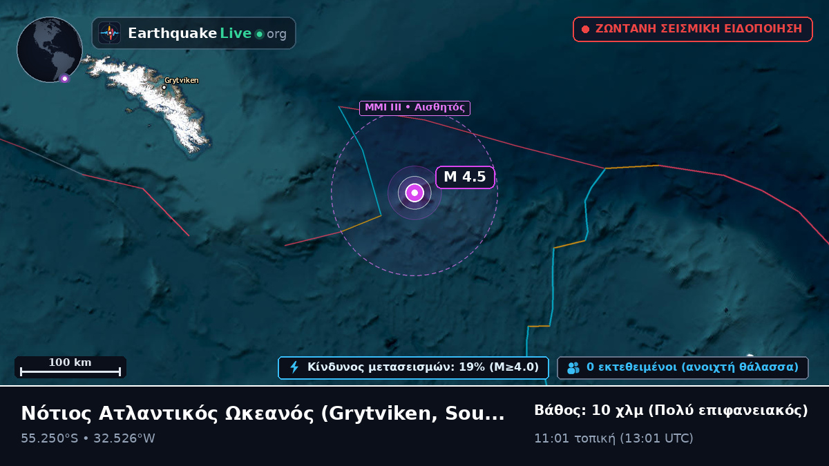 Νότιος Ατλαντικός Ωκεανός (South Georgia and the Islands)