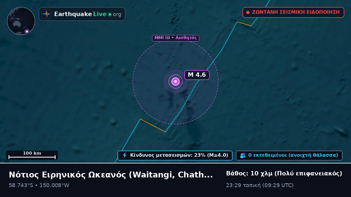 Νότιος Ειρηνικός Ωκεανός (Chatham Islands)