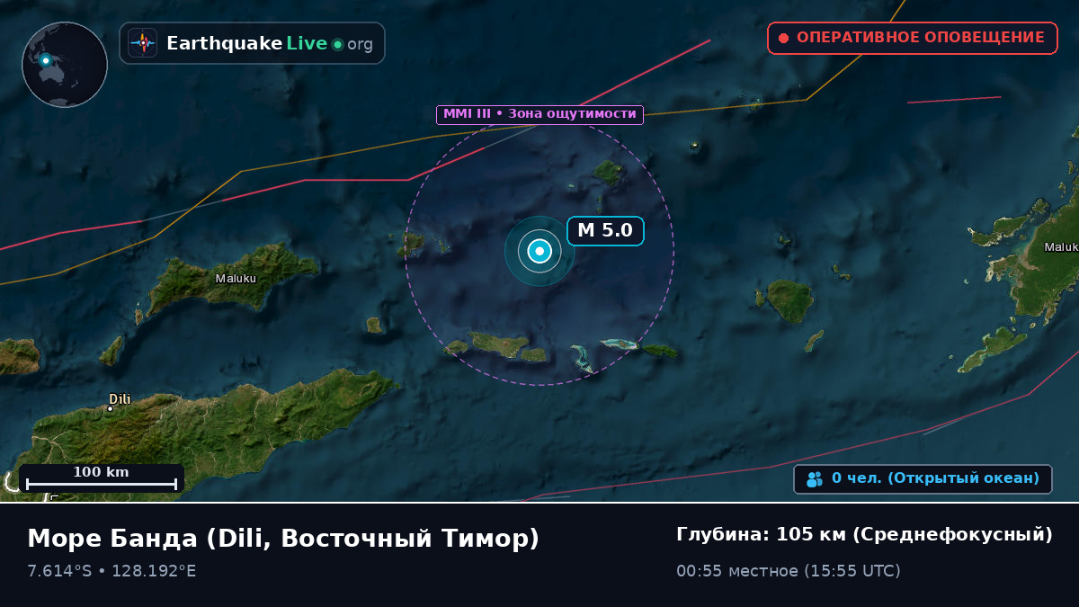 Море Банда (Восточный Тимор)