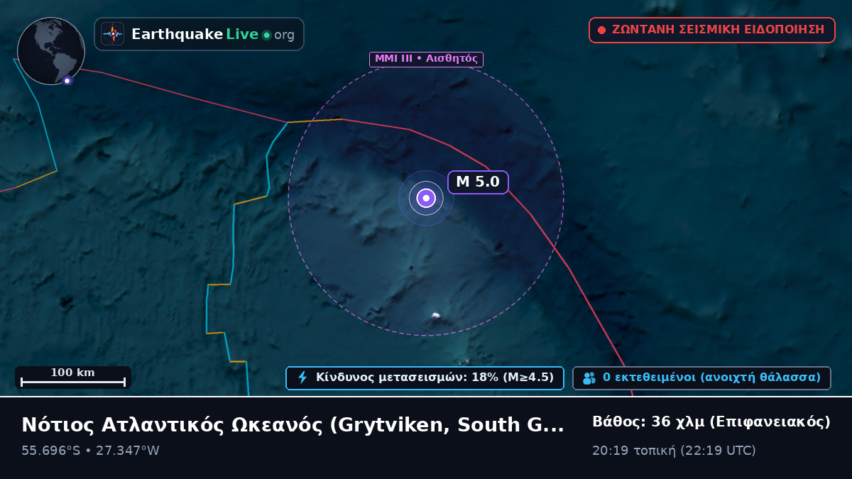 Νότιος Ατλαντικός Ωκεανός (South Georgia and the Islands)