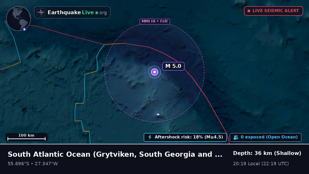 South Atlantic Ocean (South Georgia and the Islands)