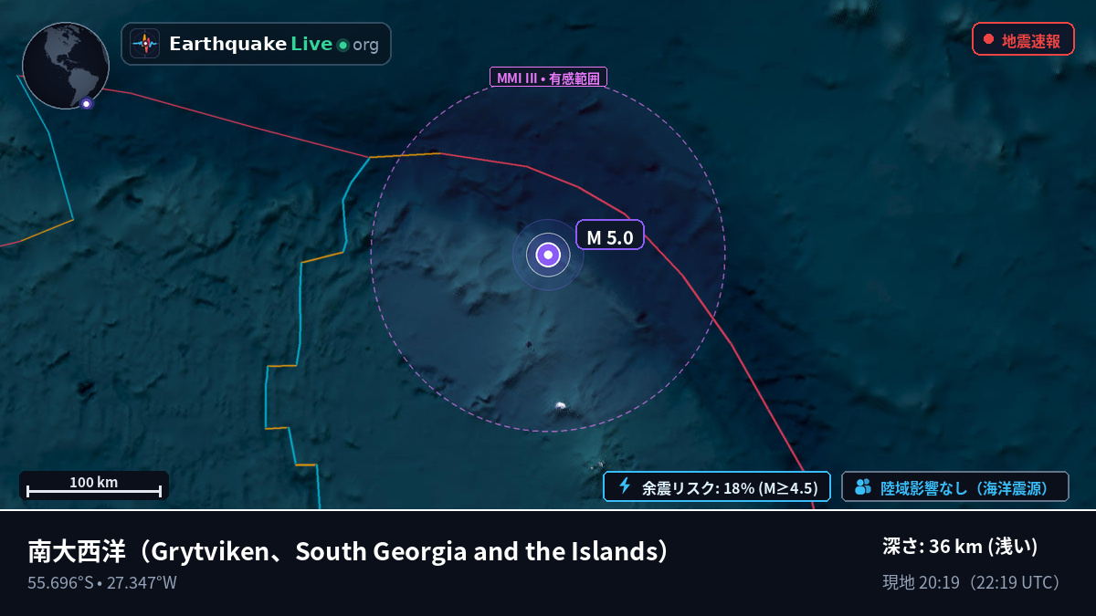 南大西洋 (South Georgia and the Islands)