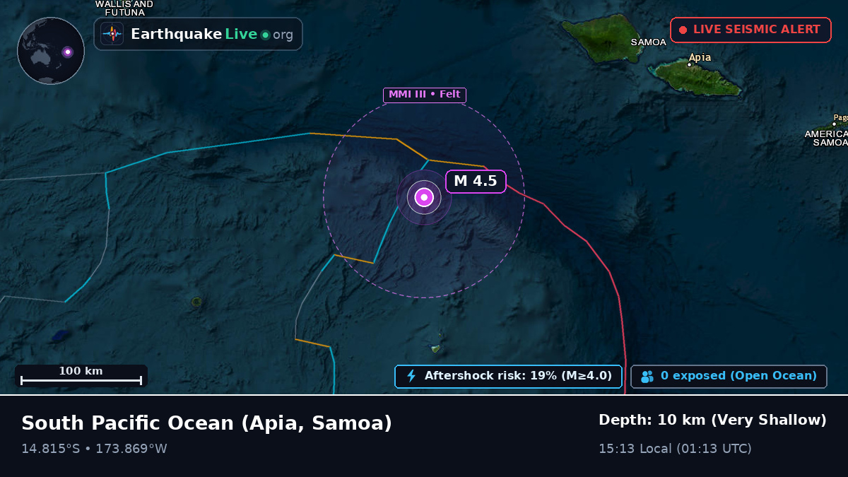 South Pacific Ocean (Samoa)