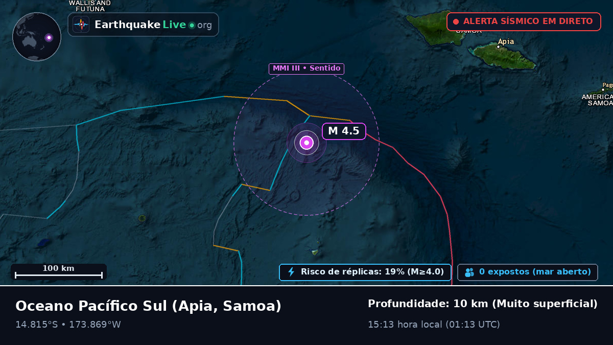 Oceano Pacífico Sul (Samoa)