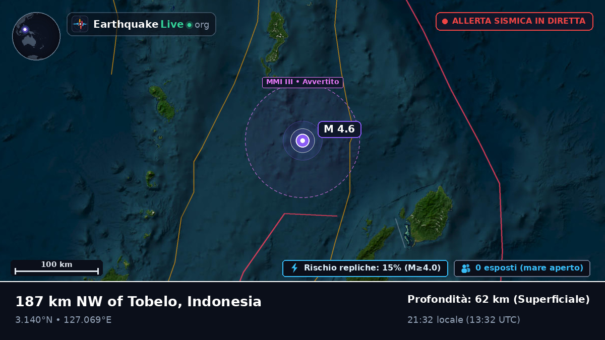 Oceano Pacifico settentrionale (Indonesia)