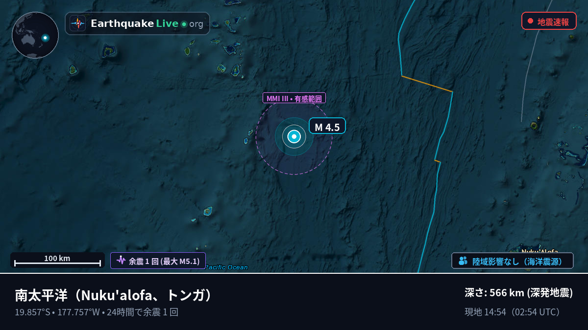 南太平洋 (トンガ)