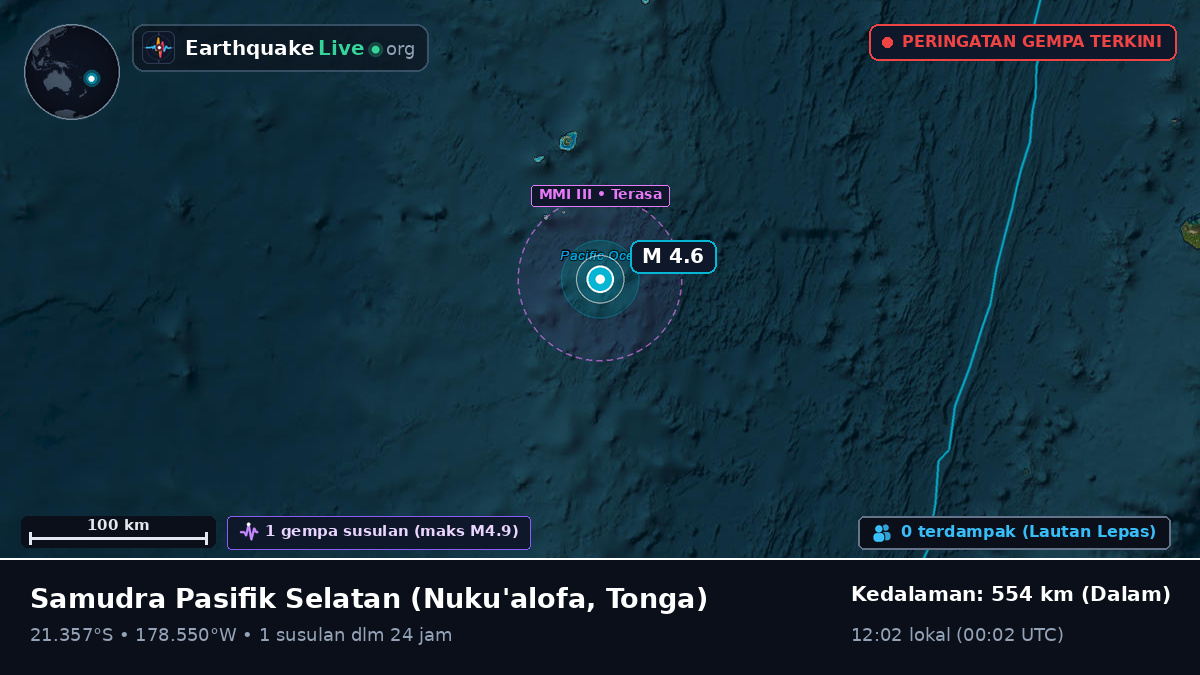 Samudra Pasifik Selatan (Tonga)