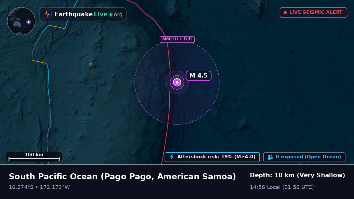South Pacific Ocean (American Samoa)