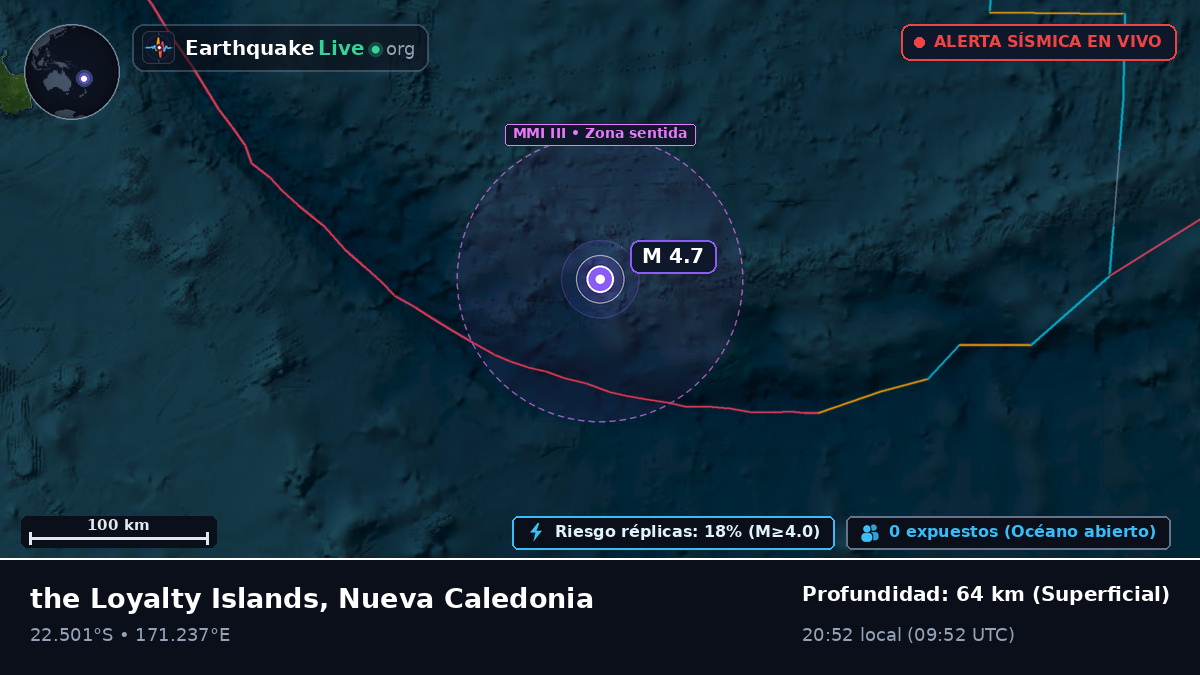 Océano Pacífico Sur (Nueva Caledonia)