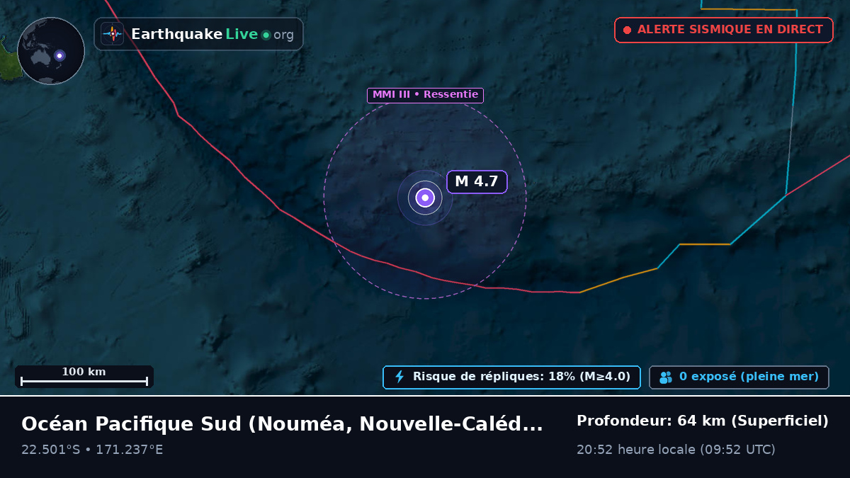 Océan Pacifique Sud (Nouvelle-Calédonie)