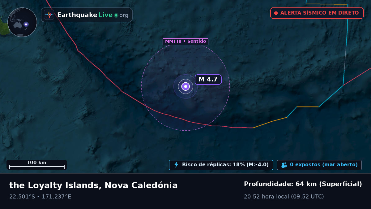 Oceano Pacífico Sul (Nova Caledónia)