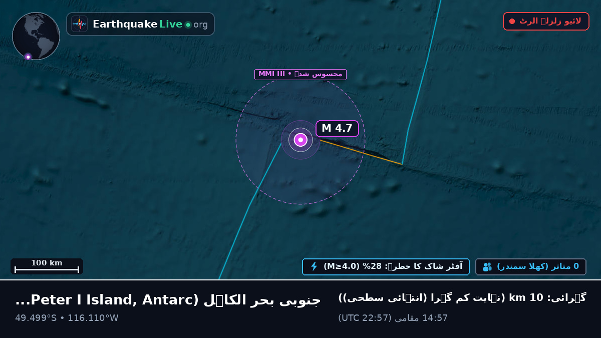 جنوبی بحر الکاہل (Antarctica)