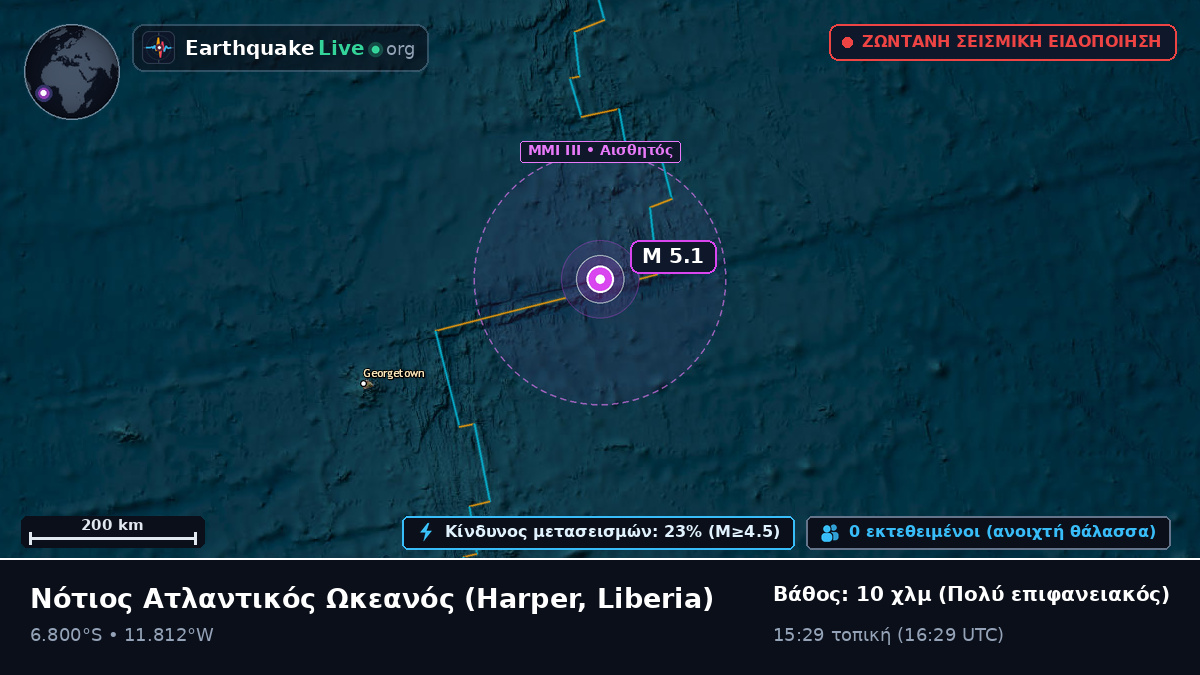 Νότιος Ατλαντικός Ωκεανός (Liberia)