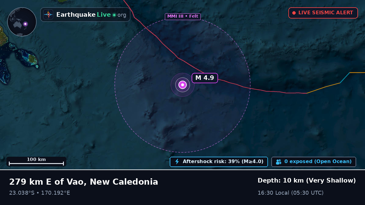 South Pacific Ocean (New Caledonia)
