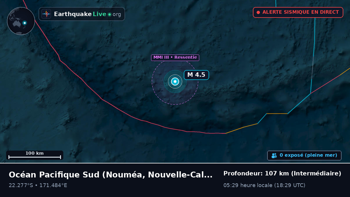 Océan Pacifique Sud (Nouvelle-Calédonie)