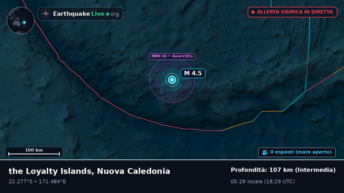 Oceano Pacifico meridionale (Nuova Caledonia)