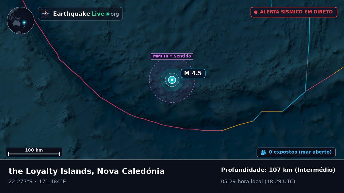 Oceano Pacífico Sul (Nova Caledónia)