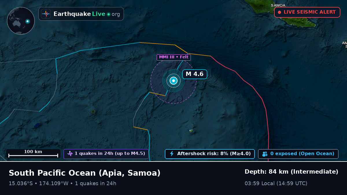 South Pacific Ocean (Samoa)