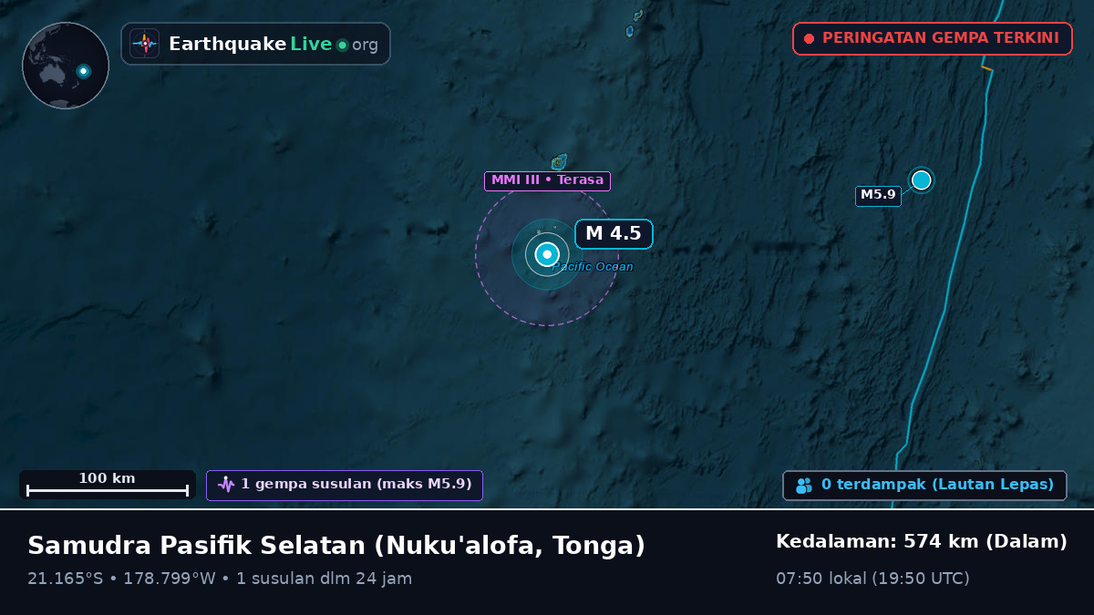 Samudra Pasifik Selatan (Tonga)