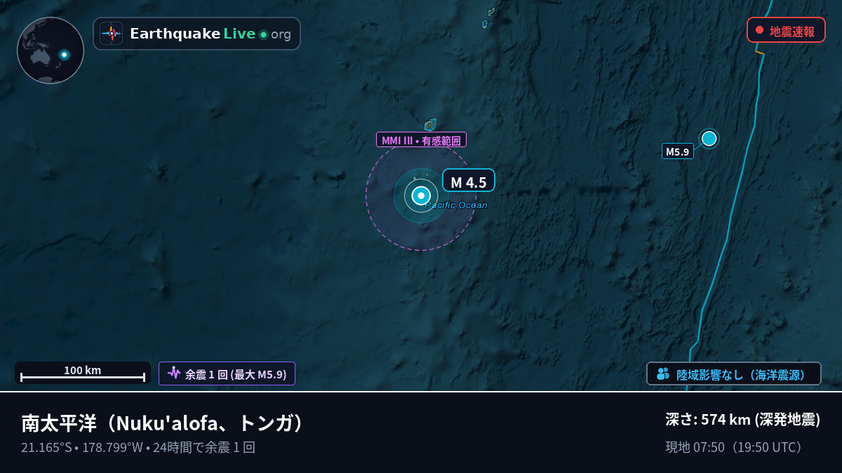 南太平洋 (トンガ)