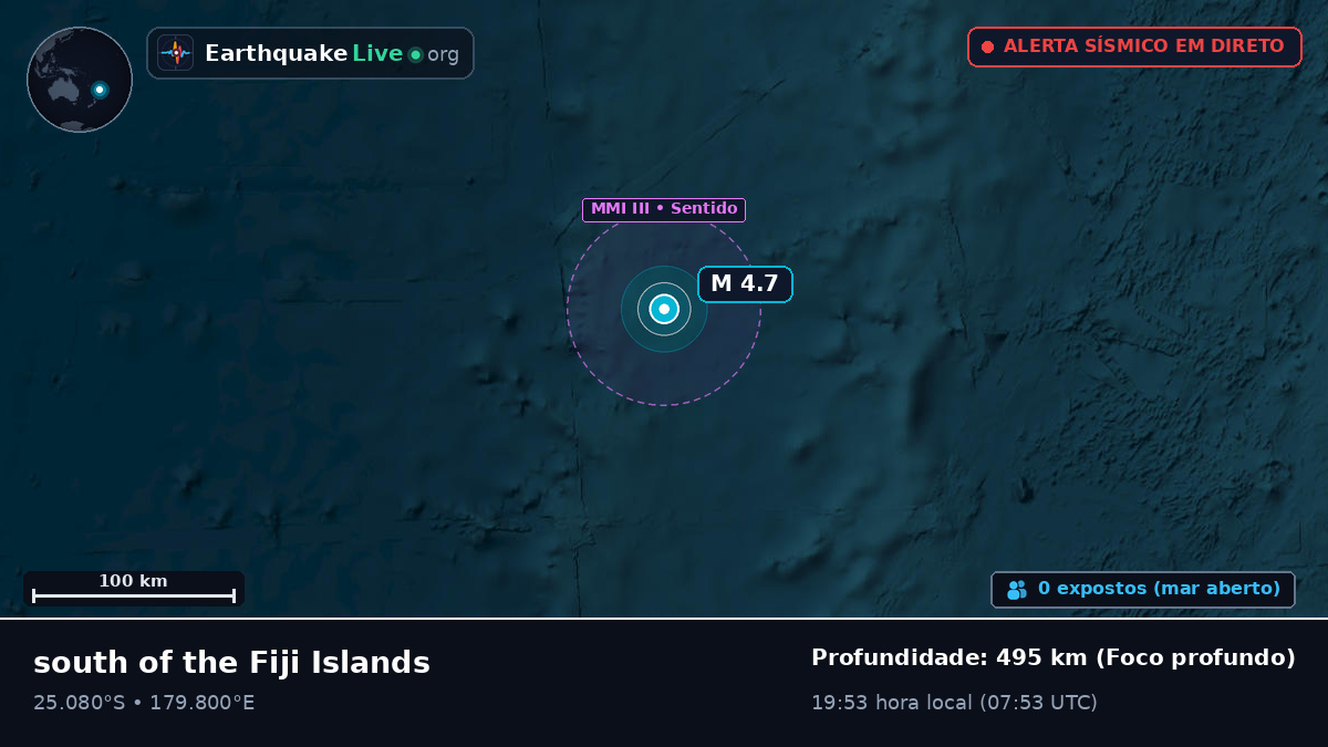 Oceano Pacífico Sul (Kermadec Islands)