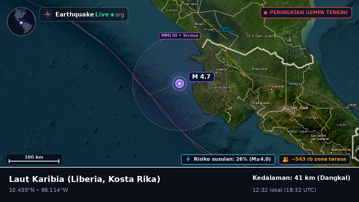 Laut Karibia (Kosta Rika)