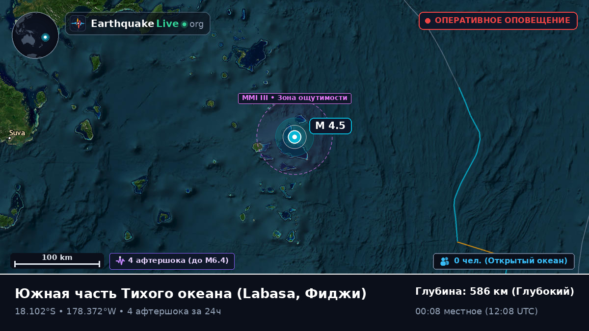 Южная часть Тихого океана (Фиджи)