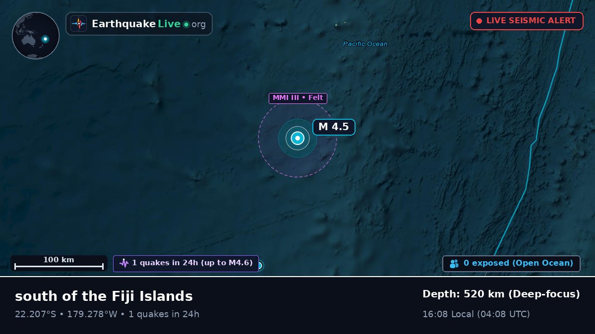 South Pacific Ocean (Tonga)
