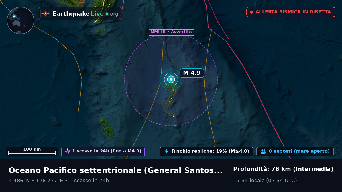 Oceano Pacifico settentrionale (Filippine)