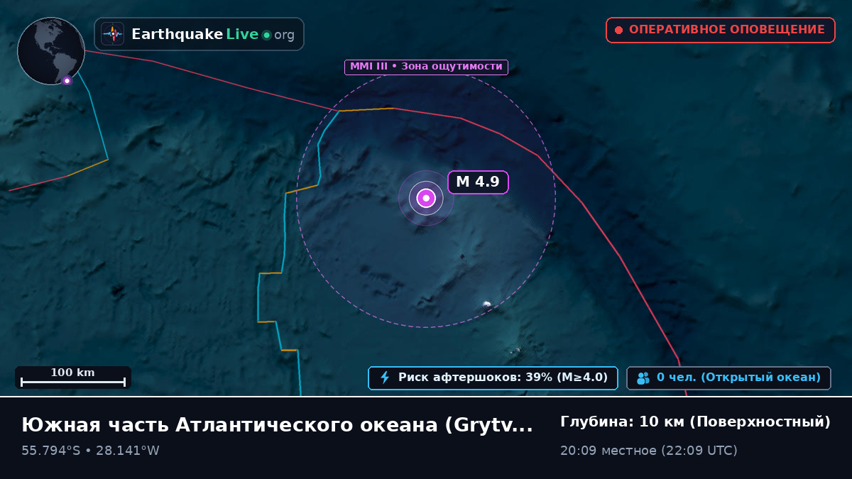 Южная часть Атлантического океана (South Georgia and the Islands)
