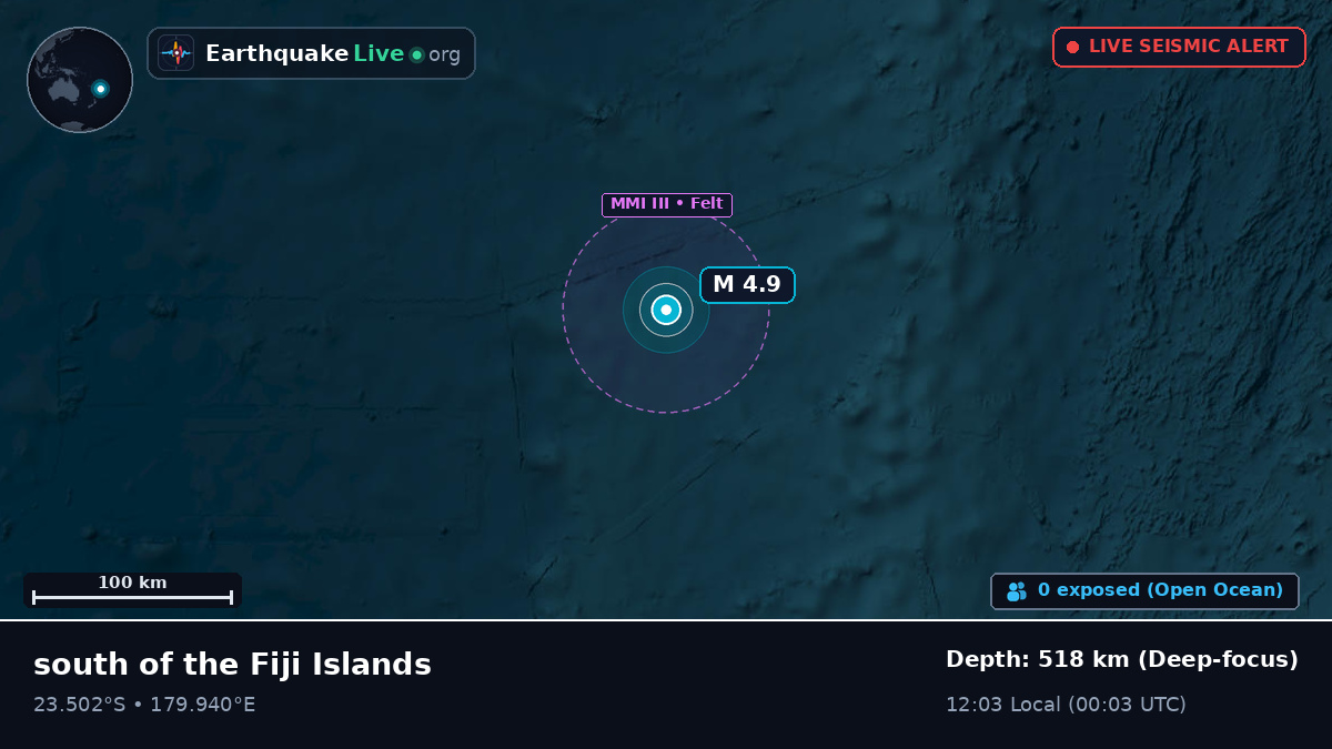 South Pacific Ocean (Tonga)