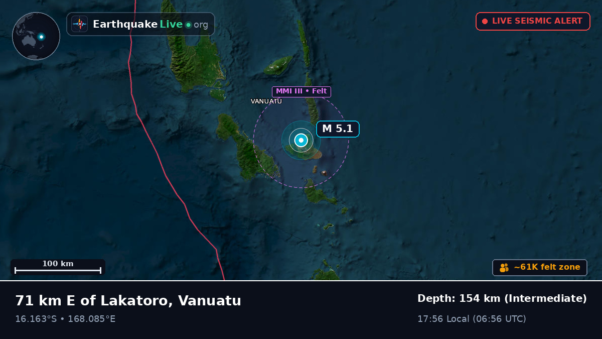 Off the coast of Port Vila, Vanuatu