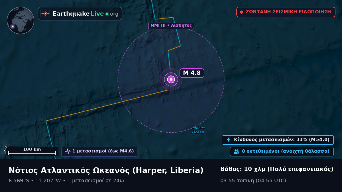 Νότιος Ατλαντικός Ωκεανός (Liberia)