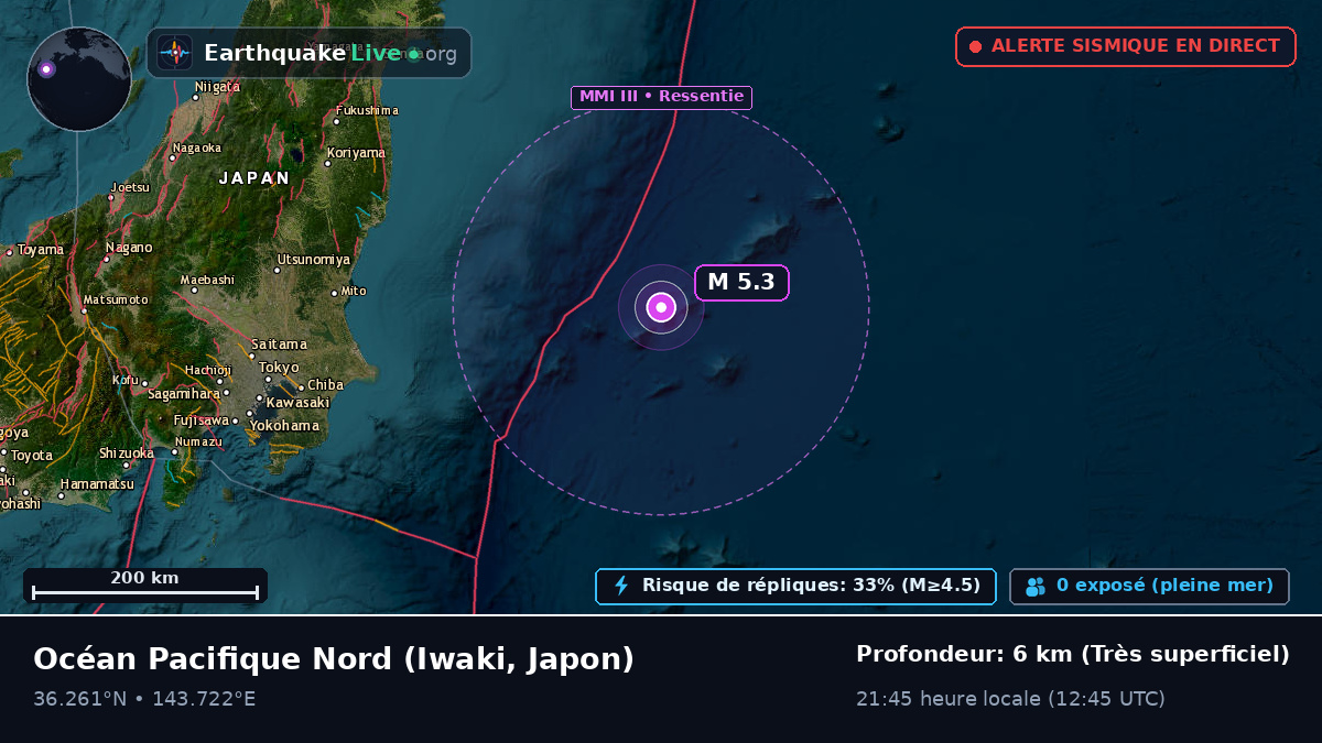 Océan Pacifique Nord (Japon)