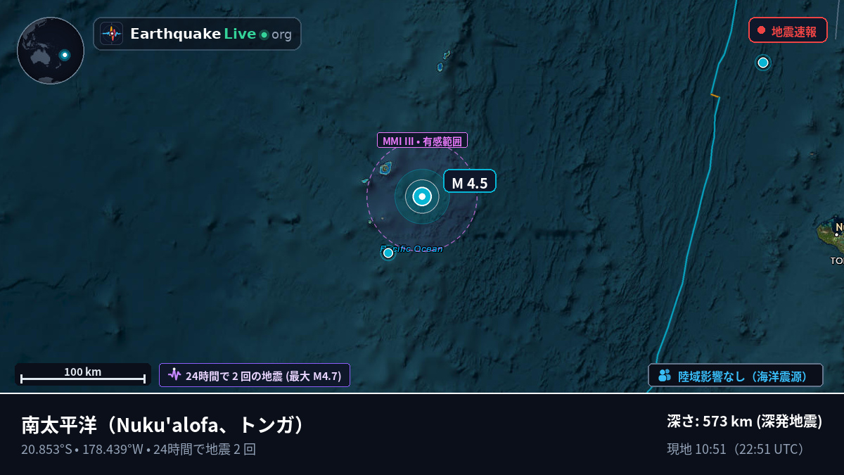 南太平洋 (トンガ)