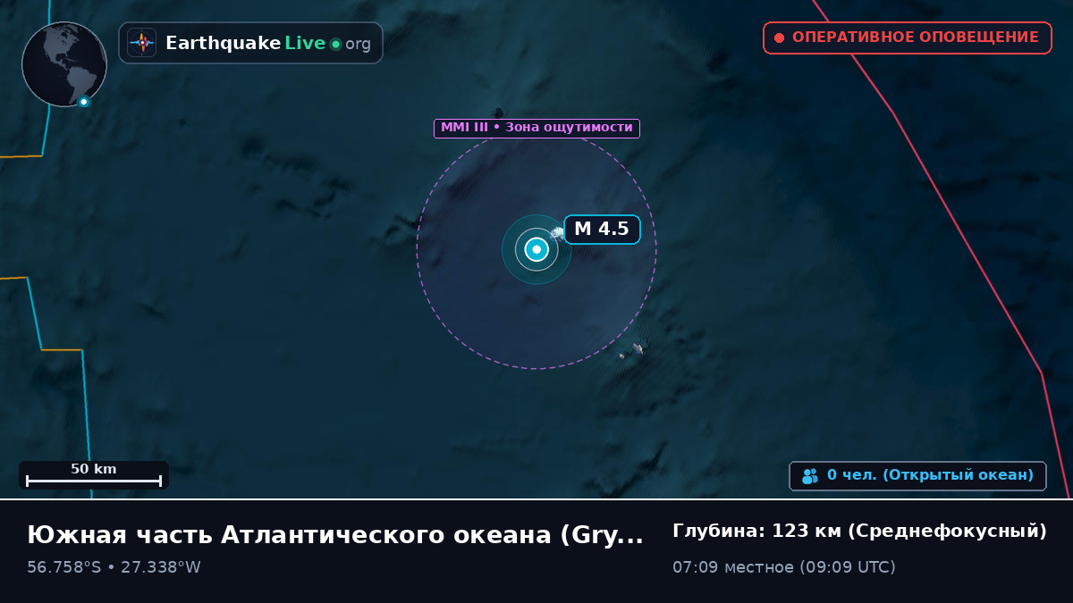 Южная часть Атлантического океана (South Georgia and the Islands)