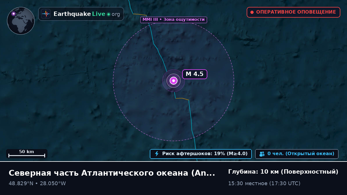 Северная часть Атлантического океана (Португалия)