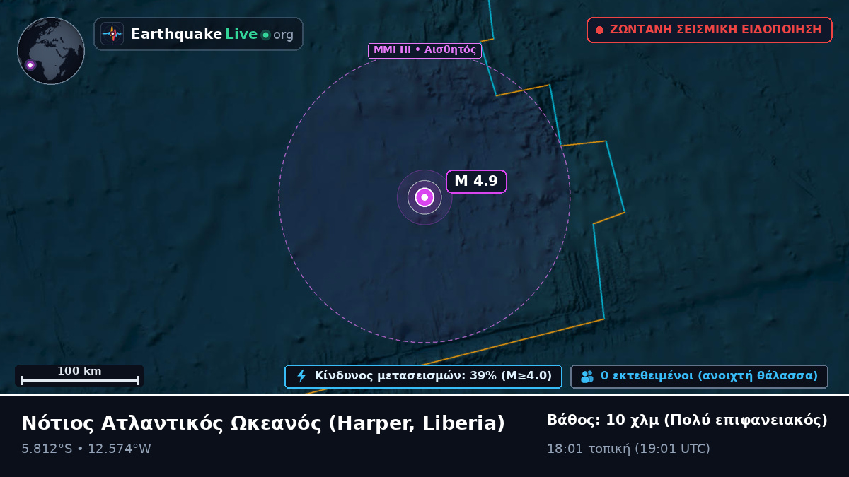 Νότιος Ατλαντικός Ωκεανός (Liberia)