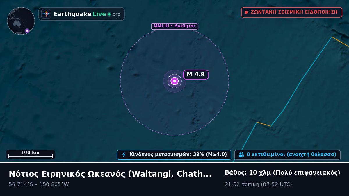 Νότιος Ειρηνικός Ωκεανός (Chatham Islands)