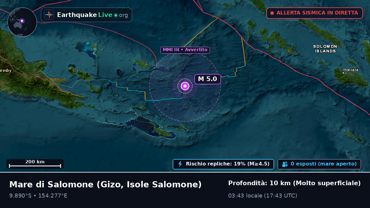 Mare di Salomone (Isole Salomone)