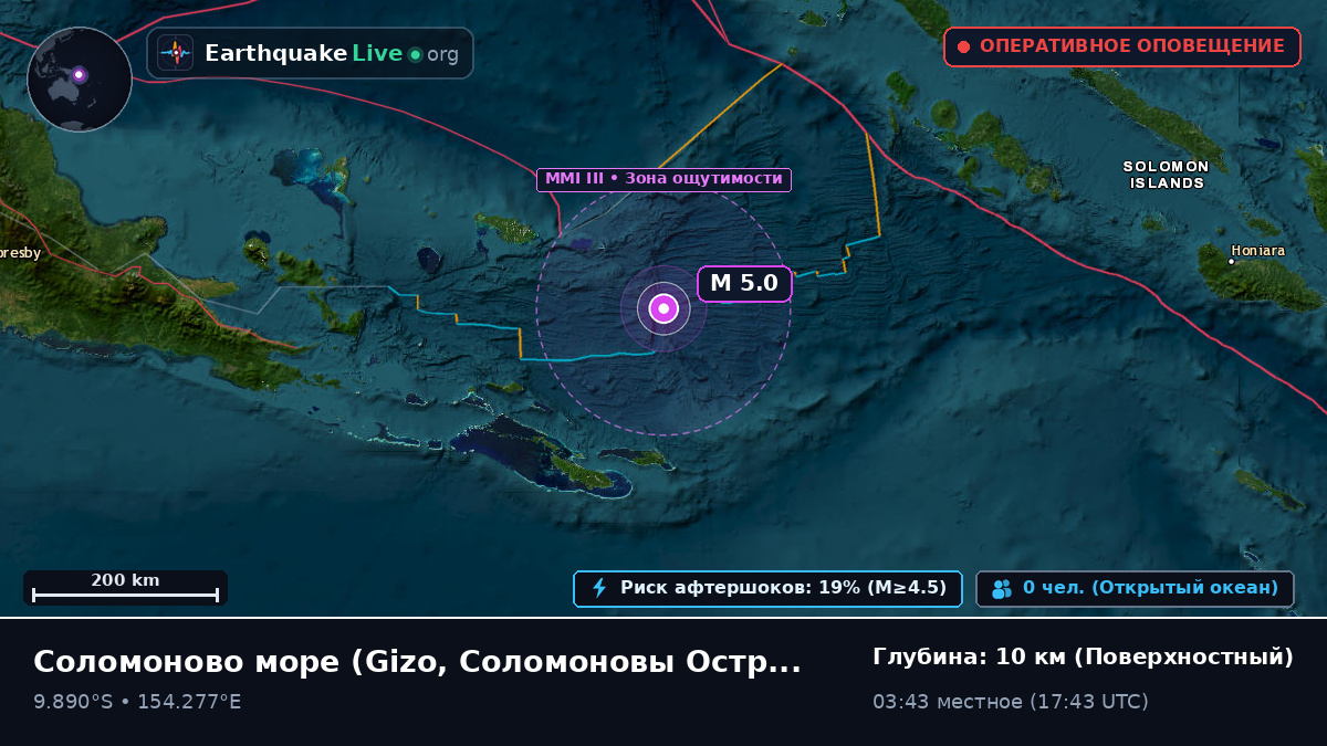 Соломоново море (Соломоновы Острова)