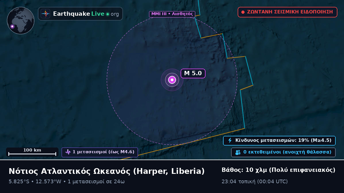 Νότιος Ατλαντικός Ωκεανός (Liberia)