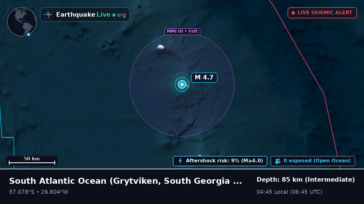 South Atlantic Ocean (South Georgia and the Islands)