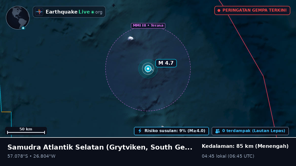 Samudra Atlantik Selatan (South Georgia and the Islands)